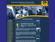 Tablet Screenshot of international-business-careers.com